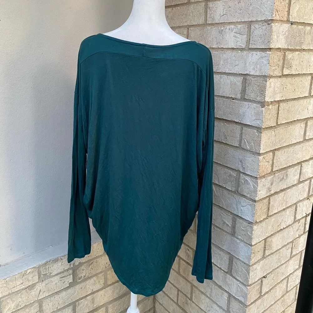 Miami Dark Green Long Sleeve Top